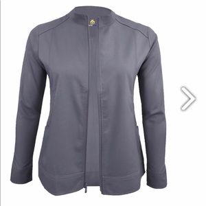 Women Soft Stretch Warm-up Scrub Jacket